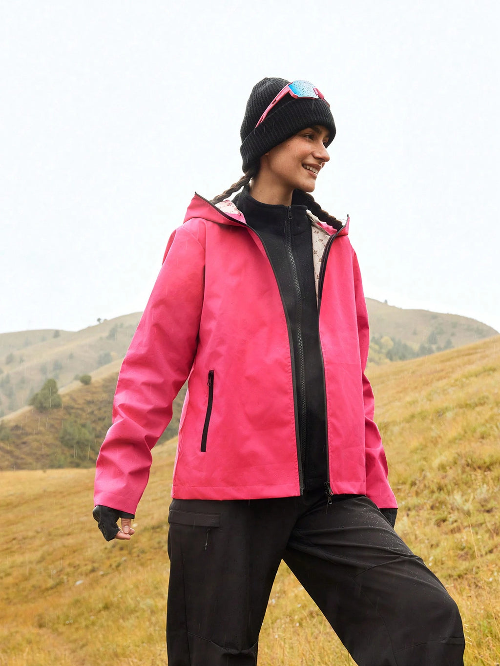 Chaqueta Outdoor 2 en 1 Impermeable Mujer
