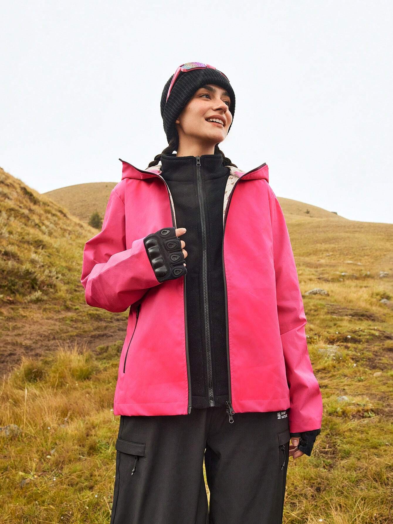 Chaqueta Outdoor 2 en 1 Impermeable Mujer